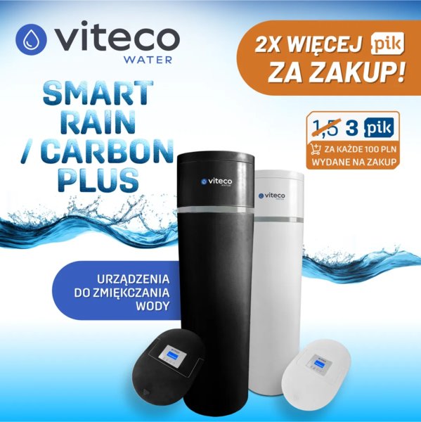 VITECO - Akcja specjalna PIK ze zmiękczaczami Smart Rain/Carbon Plus