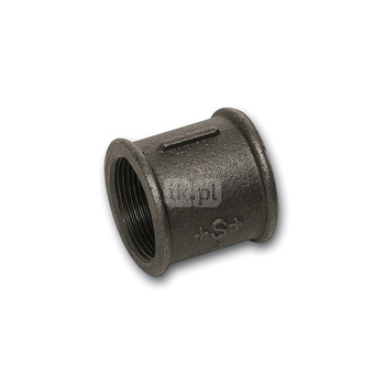 Mufa SANHA 272#, żeliwo (czarny), 1 1/4'' (GW)