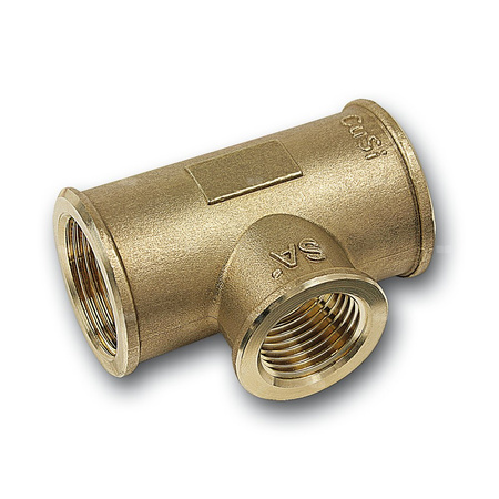 Trójnik SANHA PURAFIT brąz 1 1/2'' x 1'' x 1 1/2'' GW