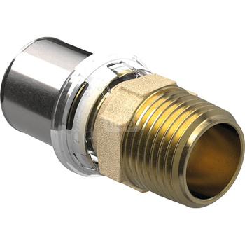 Złączka przejściowa  GEBERIT Volex, mosiądz, 1/2'' x 16 mm (GZ x MZ)