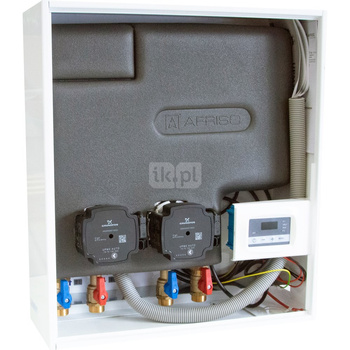 Grupa pompowa AFRISO PrimoBox AHB 622 GZ x GW 3/4'' x 3/4'', z zaworem termostatycznym, z izolacją, z pompą obiegową