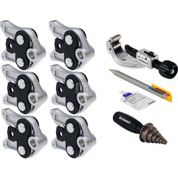 Szczęki zaciskowe (zestaw) GEBERIT Mapress fi 16-40 mm do złączek zaprasowywanych