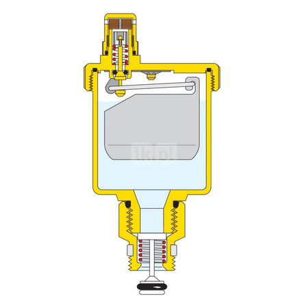 MINICAL - Automatyczny zawór odpowietrzający 1/2" GZ
