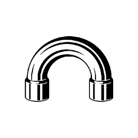 Łuk 180' VIEGA 95060 Jednoczęściowy, Cu / Cu, 22 mm (lw x lw), (głębokość: 32 mm)