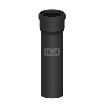 Rura prosta PP L2000mm DN60mm odporna na promieniowanie UV z uszczelką [EPDM]