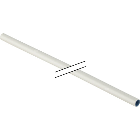 Rura PE-RT II/AL/PE-RT II GEBERIT MeplaTherm 26 mm x 3 mm, izolacja kolor biały - sztanga 5m wielowarstwowa gładka