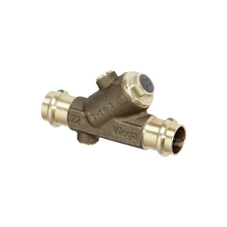 Zawór odcinający VIEGA 2239.4 (stan surowy) 1 1/2'' (40) 42 mm mz x mz, max. 90'C