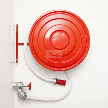 Hydrant DN33 wersja wychylna, wąż 30m