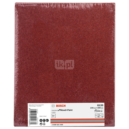 C420 Arkusz P120 230X280MM