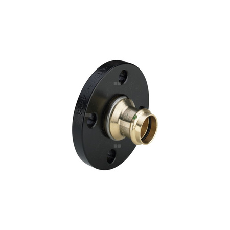 Przejście kołnierzowe z SC-Contur Sanpress VIEGA 2259.5 Jednoczęściowy, brąz / brąz, 42 mm x DN 40 (mz x kołnierz), 83 mm, (głębokość: 47 mm) z uszczelką