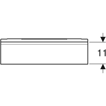 Półka iCon 45x5,5x13 lava mat