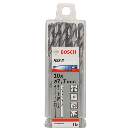 WIERTŁO STAND. HSS-G 135 '7,7/75MM