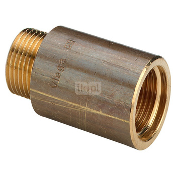 Przedłużka VIEGA 1513, mosiądz / mosiądz, 1/2'' x 20 mm (gz x gw)