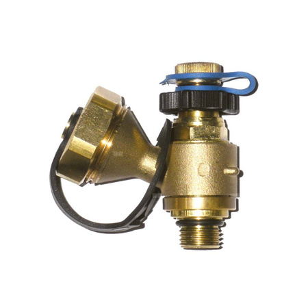 Zawór regulacyjno-pomiarowy HERZ 0284 mosiądz (niebieski), 1/4'' GZ