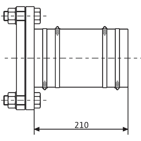 Złączka kołnierzowa DN 150
