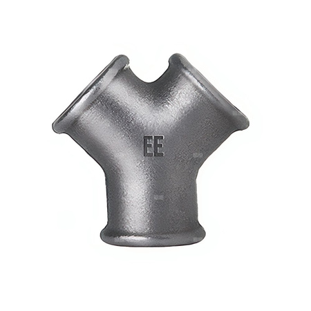 Trójnik ODLEWNIA ZAWIERCIE 220/220 45' żeliwo (ocynk) 1/2'' (gw gazowy walcowy x gw gazowy walcowy x gw gazowy walcowy)