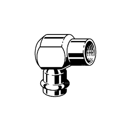 Złącze przejściowe Prestabo 90' VIEGA 1114.2 redukcja Jednoczęściowy, stal (Ocynk galwaniczny/elektrolityczny) / stal (ocynk), 22 mm x 1/2'' (mz x gwm) z uszczelką