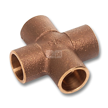 Czwórnik SANHA 4180 brąz 22 mm, lw x lw x lw x lw