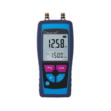 Manometr elektroniczny AFRISO S2610 1000Pa, z wyświetlaczem, z przewodami pomiarowymi