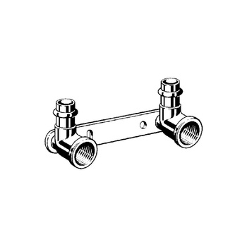 Uchwyt montażowy ścienny VIEGA 2222.2, rozstaw 100 mm, gw x mz, 1/2'' x 15mm