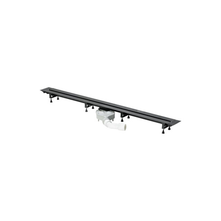 Odpływ prysznicowy prostokątny VIEGA 4966.10, 1300 x 110 x 70 mm, dł: 1200 mm, szer: 20 mm, z syfonem