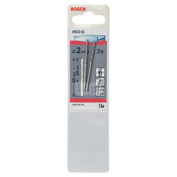 WIERTŁO STAND. HSS-G 135 '2,0/24MM