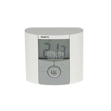 Termostat cyfrowy z wyświetlaczem LCD, 5 - 37 st.C, zasilanie awaryjne bateryjne 2 x 1,5 V TERMOSTATO DIGITALE BT 