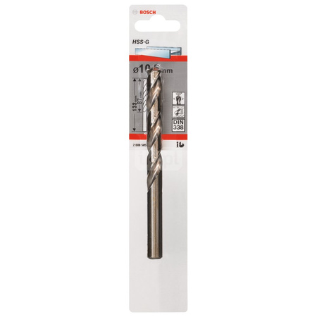 WIERTŁO STAND. HSS-G 135 '10,5/87MM