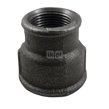 Złączka nakrętno-redukcyjna M2 czarna  1"x3/4"