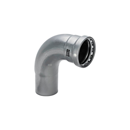 Łuk Megapress 90' VIEGA 4216.1XL Jednoczęściowy, stal (Cynk/nikiel) / stal, 3'' (kw x mz) z uszczelką