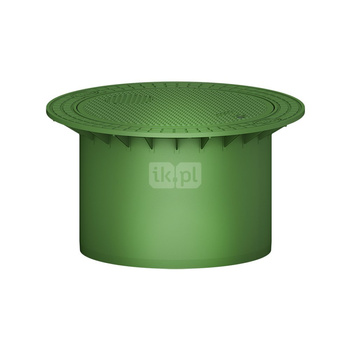 Pokrywa teleskopowa dla ruchu pieszego MAXI (właz PE zielony)