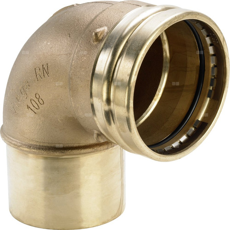 Łuk Sanpress 90' VIEGA 2216.1XLLF, brąz, 54 mm (kw x mw)
