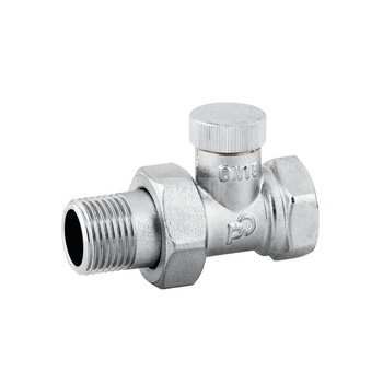 TRV02 Zawór grzejnikowy odcinający prosty DN15, PN10