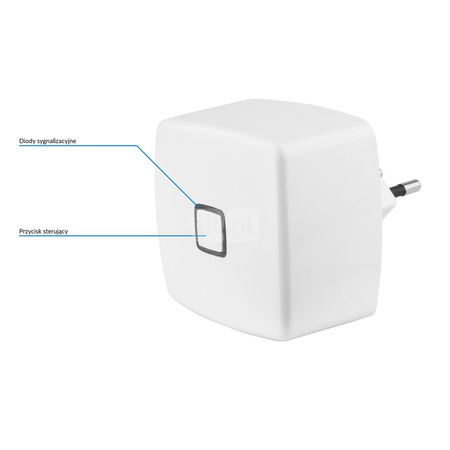 Powielacz sygnału bezprzewodowego do FloorControl, 230 V AC