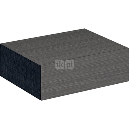 Szafka Xeno2 boczna 60 cm, szary mat płótno