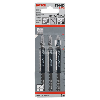 Brzeszczot do wyrzynarek T 144 D 3 szt. NS