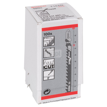 Brzeszczot do wyrzynarek T 144 D 100 szt. NS