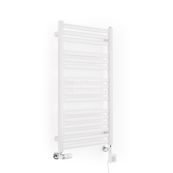 Grzejnik drabinkowy Concept By TERMA MALTA, podłączenie SX, wym. 710 x 400 mm, kolor biały drogowy RAL9016, moc 270W