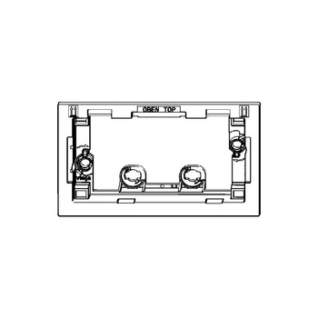 Ramka podstawowa do WC tworzywo sztuczne, nr wzoru 8580.22