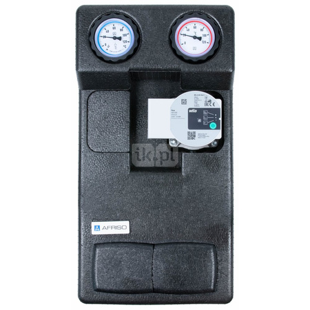 Grupa pompowa AFRISO PrimoTherm 180-2 DN25 WP 3-WM Vario GZ x GW 1 1/2'' x 1'', z zaworem mieszającym, z izolacją, z pompą obiegową