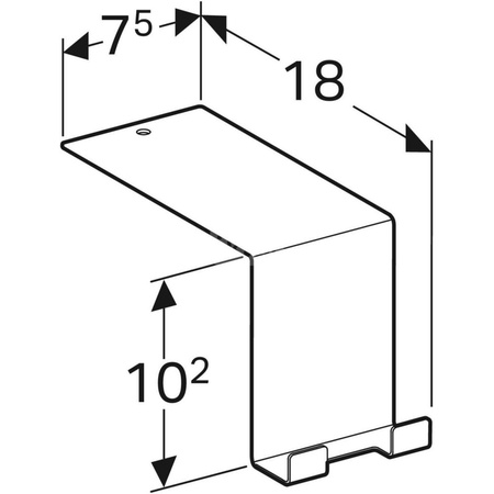Haczyk na ręczniki Acanto