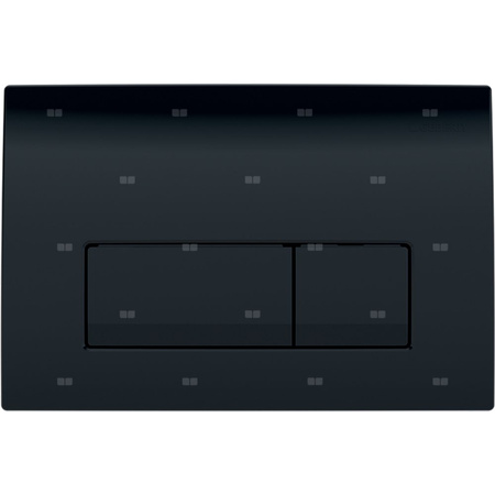 Przycisk uruchamiający Geberit Delta50, przedni, czarny RAL 9005