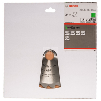 Tarcza pilarska Optiline Wood PIŁA TARCZ.-T OPTI 216X2.0X30Z24