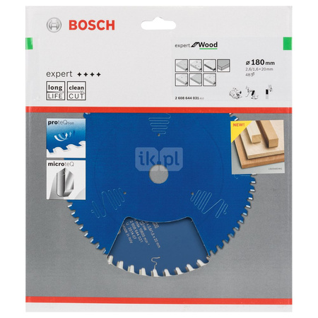 Tarcza pilarska Expert for Wood KSB EXPERT FOR WOOD 180X20X2,6 48T
