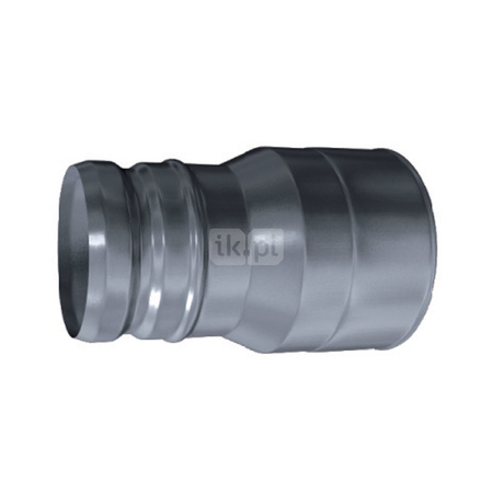 Redukcja stal nierdzewna MK ŻARY ST RDK fi100 x 113W mm dł. 160 mm do kanałów wentylacyjnych okrągłych