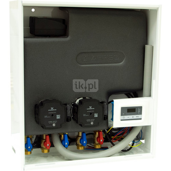 Grupa pompowa AFRISO PrimoBox AHB 642 GZ x GW 3/4'' x 3/4'', z zaworem termostatycznym, z izolacją, z pompą obiegową