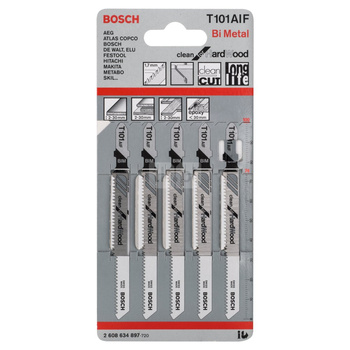 Brzeszczot do wyrzynarek T 101 AIF 5 szt. NS