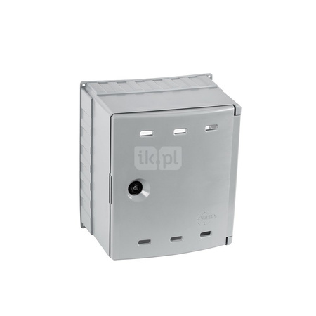 Postument z laminatu do skrzynki gazowej z laminatu o podstawie 600x250mm, H=1000mm popiel