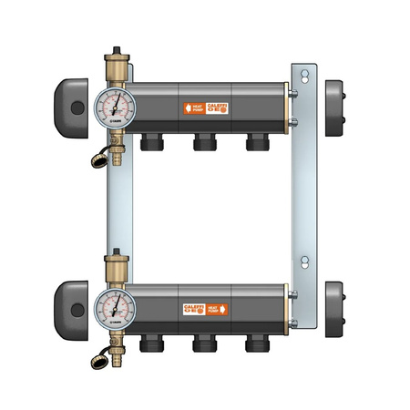 Kompletny rozdzielacz geotermalny O11/4" X 2 obwody
