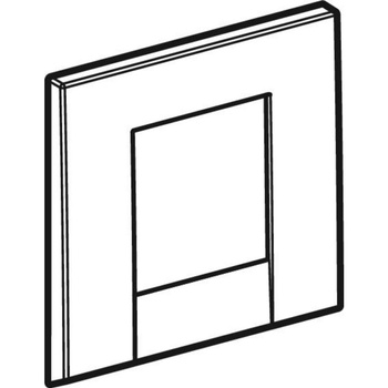 Płytka przykrywająca Bolero, chrom błyszczący